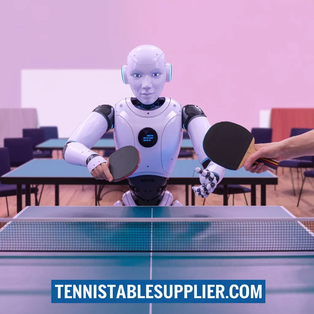 Table tennis AI trains robots to play games with table tennis players