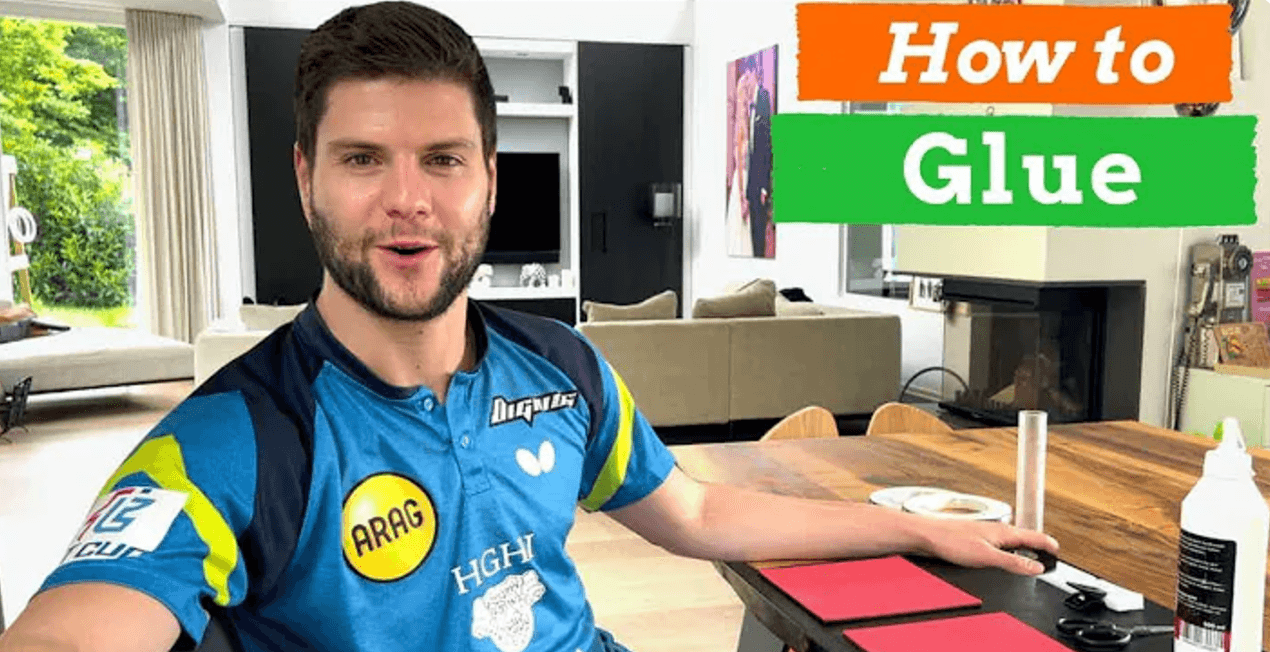 How to glue your table tennis racket l Dimitrij Ovtcharov