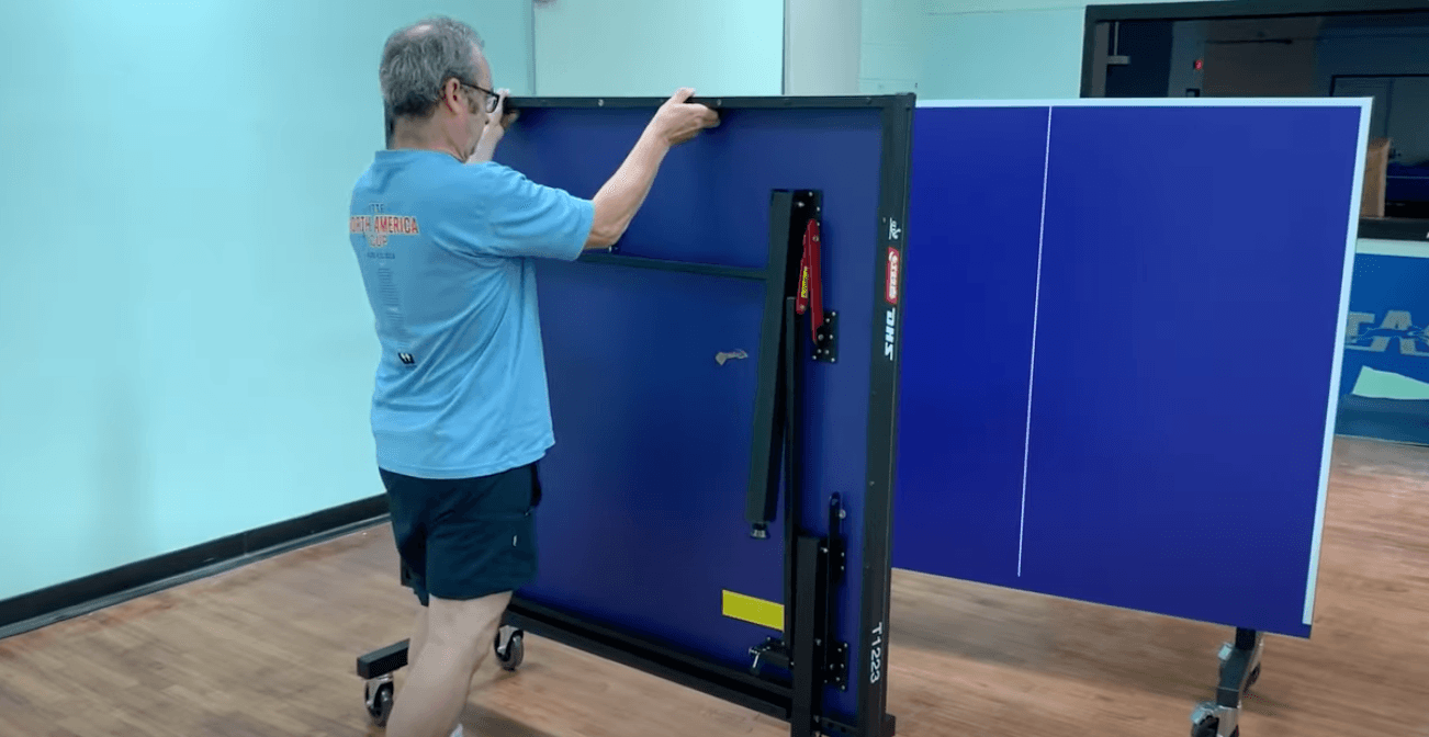 How to safely move and store your table tennis table