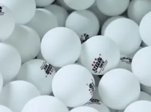 This is the 6 step process for making ping pong