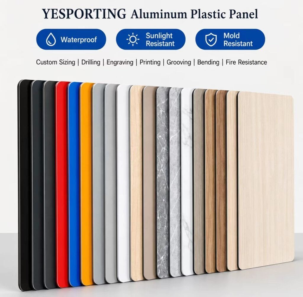 Leading Manufacturer Yesporting High Quality Waterproof Fire-Retardant Eco-Friendly Custom Indoor Outdoor Ping Pong Table Tennis Table Aluminum Composite Panels at Wholesale Factory Price tennistablesupplier.com in China