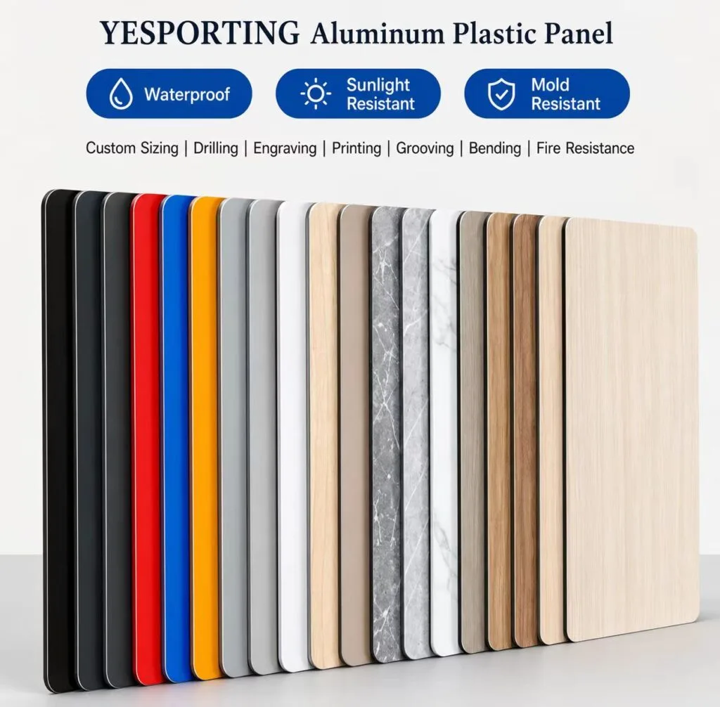 Leading Manufacturer Yesporting High Quality Waterproof Fire-Retardant Eco-Friendly Custom Indoor Outdoor Ping Pong Table Tennis Table Aluminum Composite Panels at Wholesale Factory Price tennistablesupplier.com in China